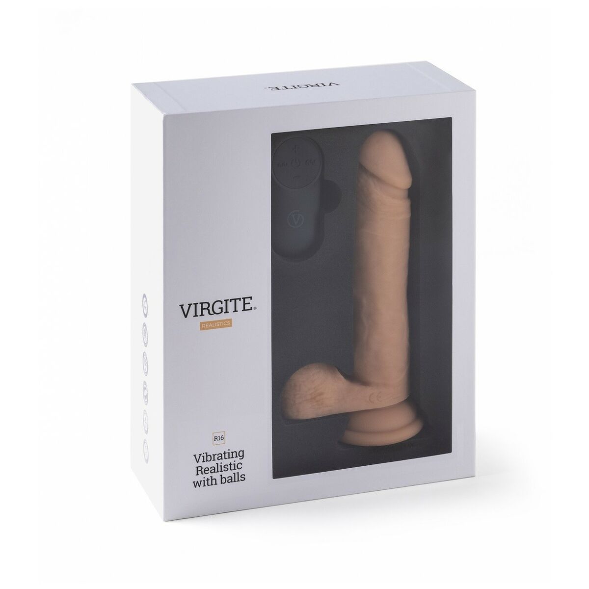 Realistlik vibraator Virgite 16 cm